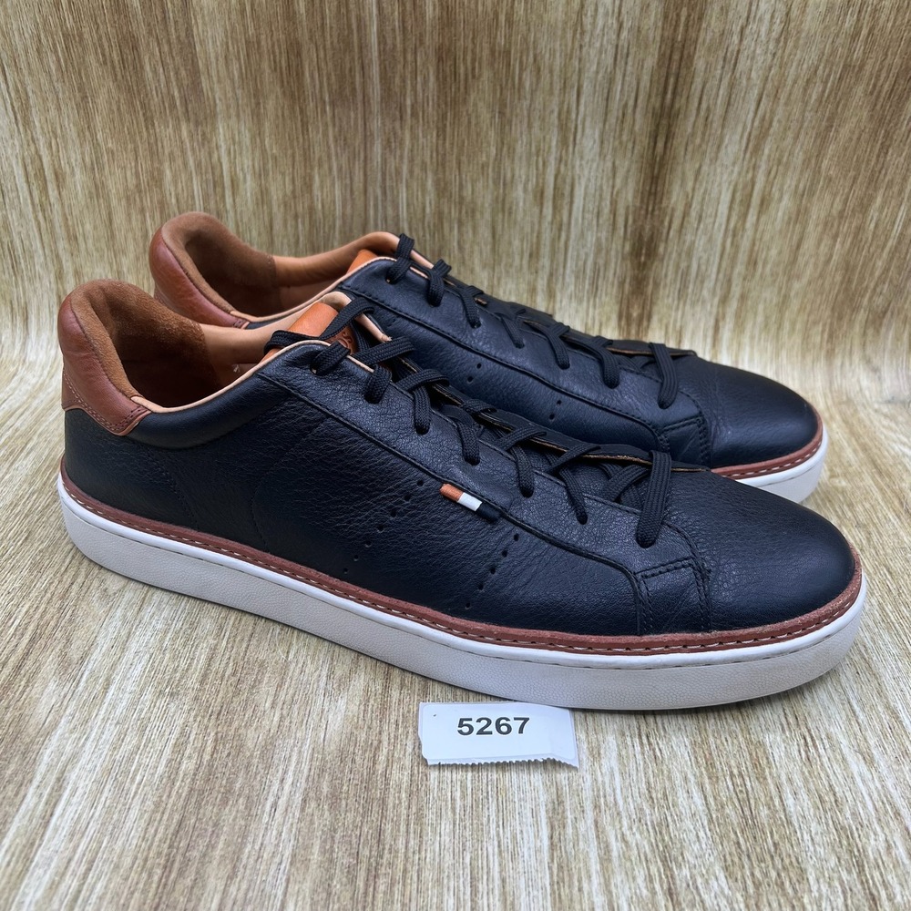 Allen Edmonds Alpha Sneakers‎ Men's Size 13 Black Leather Casual Shoes 4640 - Picture 10 of 10